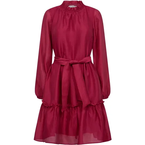 Long Sleeve Belt Dress , female, Sizes: S - Co'Couture - Modalova
