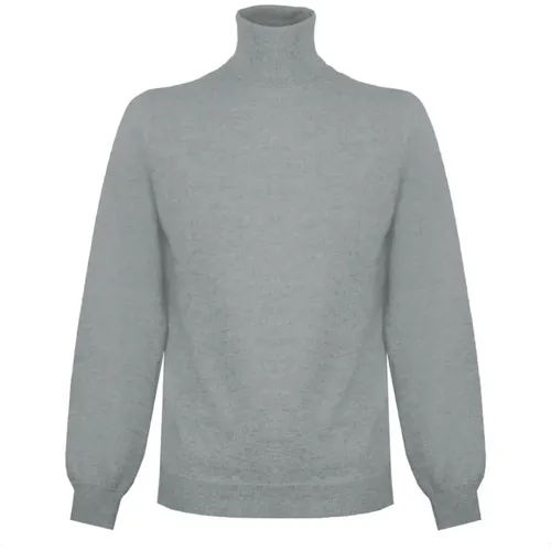 Kaschmir Rollkragenpullover Grau - Malo - Modalova