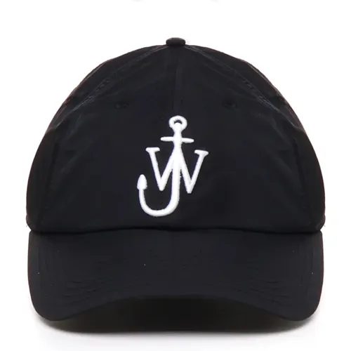 Cotton Baseball Cap Embroidered Logo , male, Sizes: ONE SIZE - JW Anderson - Modalova