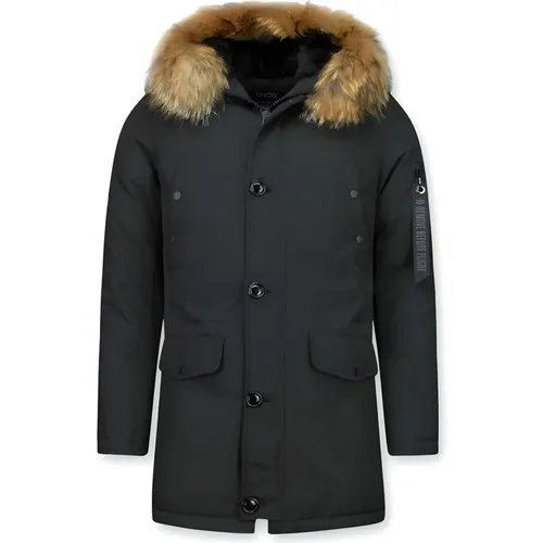 Mr. Winter Coat Classic - Warm Stylish Jackets - Pi-7012Z , male, Sizes: S, M, XL, L - Enos - Modalova