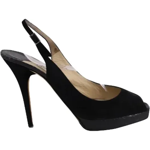 Pre-owned Suede heels , female, Sizes: 8 1/2 UK - Jimmy Choo Pre-owned - Modalova
