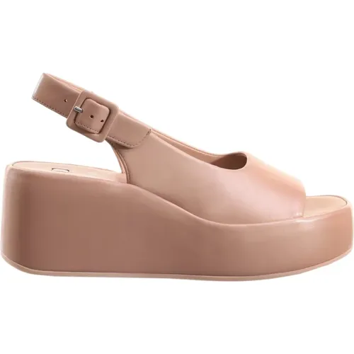 Beige Flat Sandals for Women , female, Sizes: 8 1/2 UK, 8 UK - Högl - Modalova