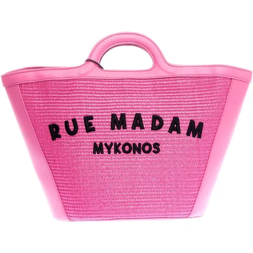 Fuxia Shopping Handbag Ss23 , female, Sizes: ONE SIZE - Rue Madam - Modalova