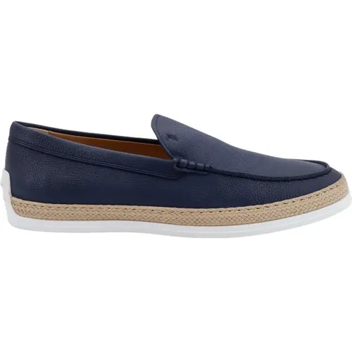 Loafer Shoes with Stitched Profiles , male, Sizes: 6 1/2 UK, 9 1/2 UK - TOD'S - Modalova