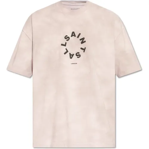 Erde T-Shirt , Herren, Größe: L - AllSaints - Modalova