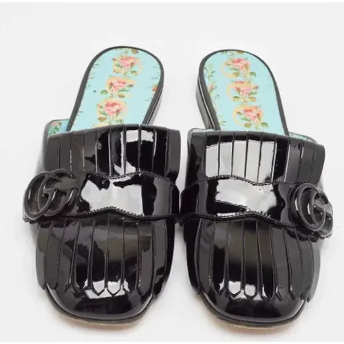 Pre-owned Leder sandals - Gucci Vintage - Modalova