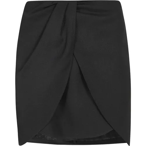 Twist Mini Skirt , female, Sizes: 2XS, S, XS - Off White - Modalova