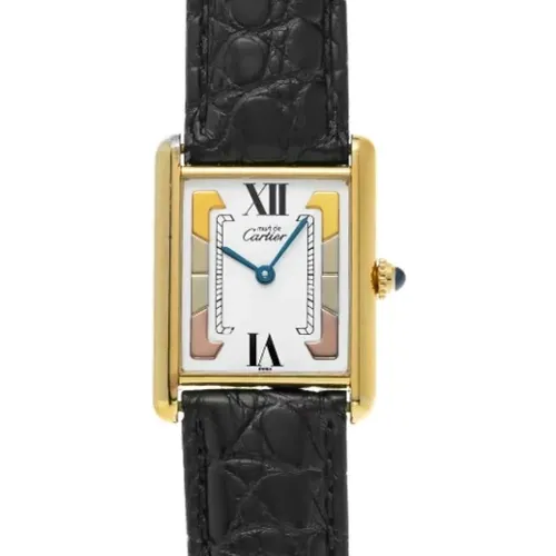 Pre-owned Metal watches , female, Sizes: ONE SIZE - Cartier Vintage - Modalova