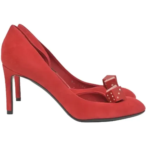 Pre-owned Suede heels , female, Sizes: 1 UK - Louis Vuitton Vintage - Modalova