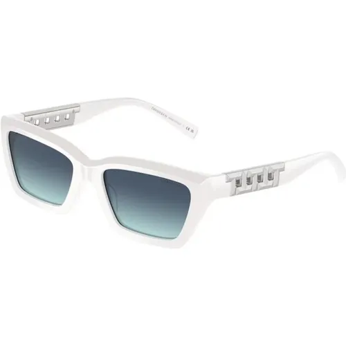Tf4213 Sunglasses in Blue Gradient , female, Sizes: 54 MM - Tiffany - Modalova