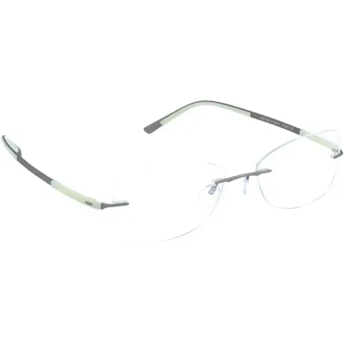 Titan Contour Original Prescription Glasses , unisex, Sizes: 52 MM - Silhouette - Modalova