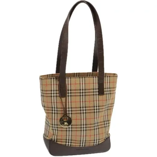 Pre-owned Canvas handbags , female, Sizes: ONE SIZE - Burberry Vintage - Modalova