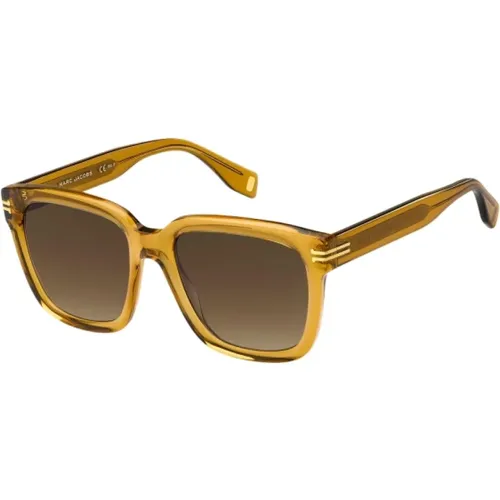 Gelbe Resin Sonnenbrille für Frauen - Marc Jacobs - Modalova