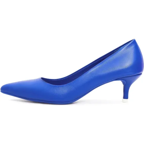 Elegante Luxus Pumps - Blau , Damen, Größe: 39 EU - Cesare Gaspari - Modalova