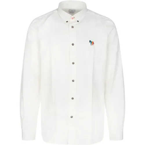 Cotton Paul Smith Shirt , male, Sizes: XS, S - PS By Paul Smith - Modalova