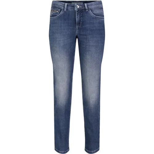 Authentische Denim Skinny Jeans , Damen, Größe: S L30 - MAC - Modalova