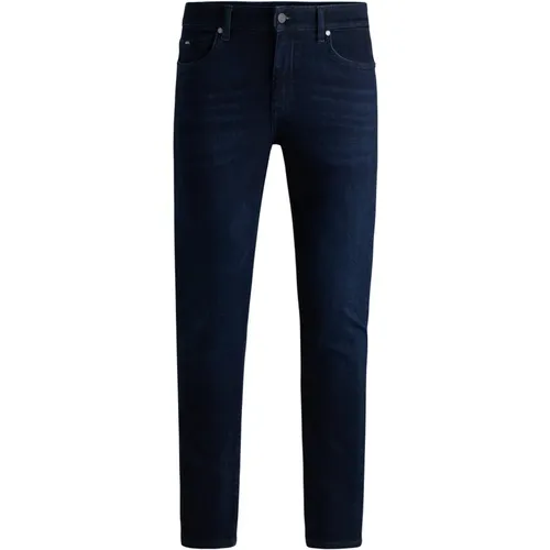 Soft Mid-Rise Jeans with Characteristic Details , male, Sizes: W32 L32, W32 L30, W33 L30, W33 L32, W36 L30, W35 L32, W32 L34, W36 L34, W38 L32, W33 L3 - Hugo Boss - Modalova