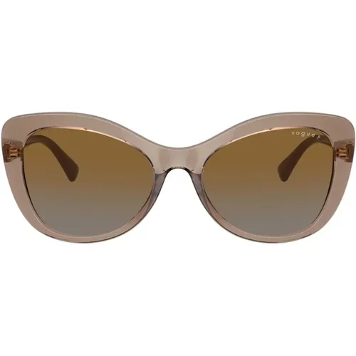 Trendy and Elegant Polarized Sunglasses , female, Sizes: 55 MM - Vogue - Modalova