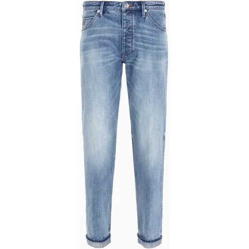 Comfy and Modern Low Rise Jeans , male, Sizes: W33, W32, W29, W34, W36, W31 - Emporio Armani - Modalova
