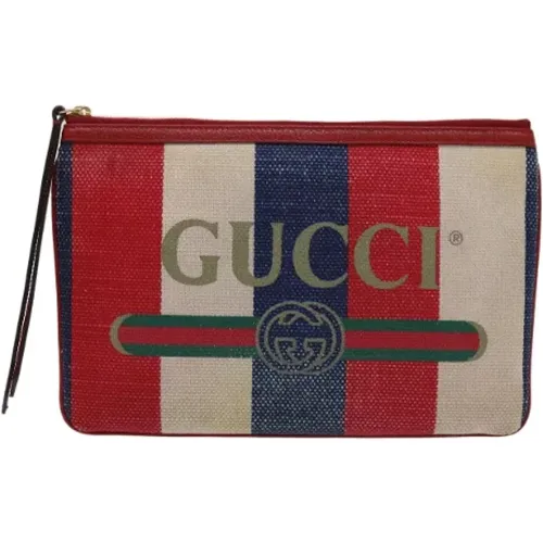 Pre-owned Canvas gucci-bags , female, Sizes: ONE SIZE - Gucci Vintage - Modalova