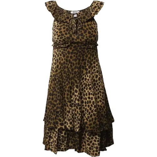 Pre-owned Silk dresses , female, Sizes: XS - Moschino Pre-Owned - Modalova