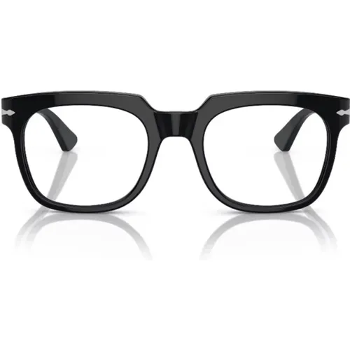 Hochwertige Acetat-Quadratbrille , unisex, Größe: ONE Size - Persol - Modalova