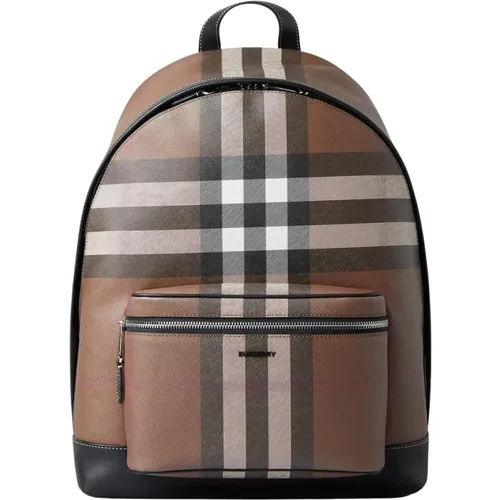 E-canvas Jett Rucksack mit Signature Check Motif - Burberry - Modalova