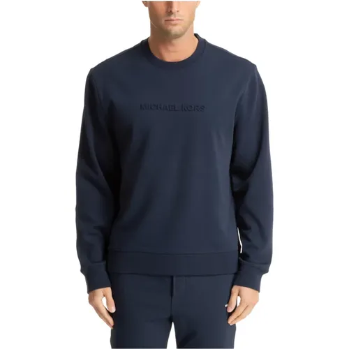 Einfacher Logo-Sweatshirt , Herren, Größe: L - Michael Kors - Modalova