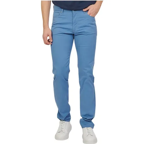 Blaue 5-Pocket Hose , Herren, Größe: 7XL - Bugatti - Modalova