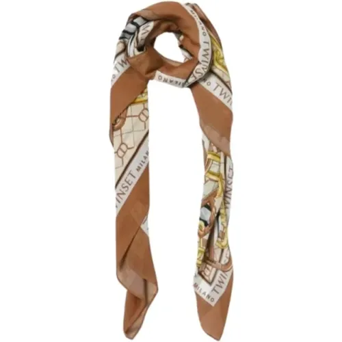 Woven Scarf , female, Sizes: ONE SIZE - Twinset - Modalova