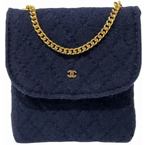 Pre-owned Cotton chanel-bags , female, Sizes: ONE SIZE - Chanel Vintage - Modalova