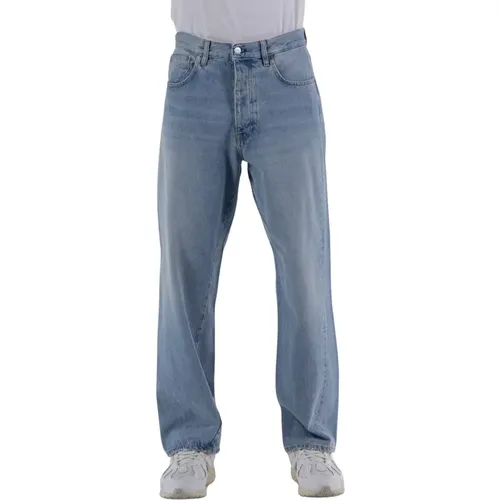 Wide Twist Jeans , male, Sizes: W32, W31 - Sunflower - Modalova