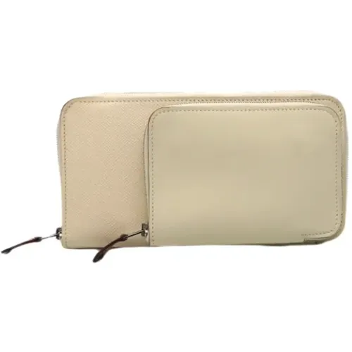 Pre-owned Canvas wallets , female, Sizes: ONE SIZE - Hermès Vintage - Modalova