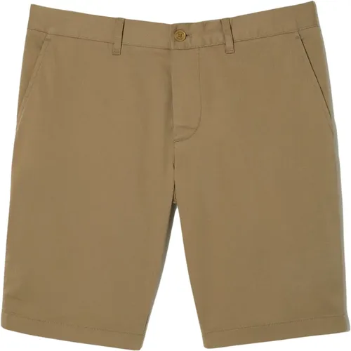 Slim Fit Stretch Cotton Bermuda Shorts , Herren, Größe: 2XS - Lacoste - Modalova