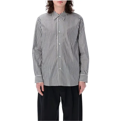 Striped Oversized Shirt , male, Sizes: S - Studio Nicholson - Modalova