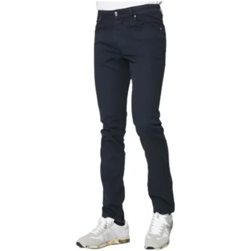 Canvas Brut Gerades Jeans , Herren, Größe: W38 - Jacob Cohën - Modalova