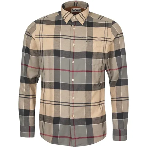 Tartan Shirt Dress - Versatile and Stylish , male, Sizes: L, XL, M - Barbour - Modalova