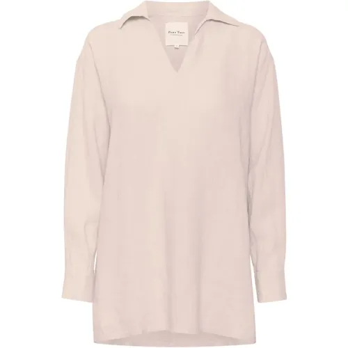 French Oak Linen Shirt , female, Sizes: 2XL, 3XL, XS, L, S, M, XL, 2XS - Part Two - Modalova