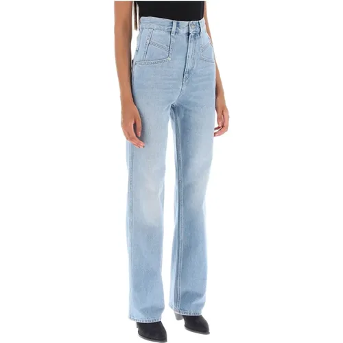 Vintage Straight Cut Denim Jeans - Isabel marant - Modalova