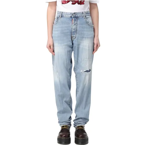 Jean - Stylische Denim Hose , Damen, Größe: 3XS - Dsquared2 - Modalova