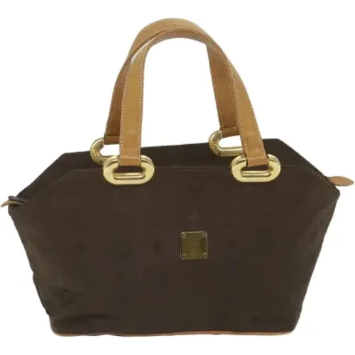 Pre-owned Nylon handbags , female, Sizes: ONE SIZE - MCM Pre-owned - Modalova