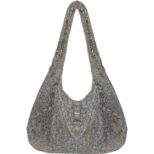 Crystal Mesh Shoulder Bag , female, Sizes: ONE SIZE - Kara - Modalova