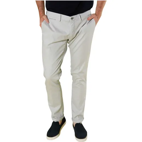 Light Grey Chino Pants , male, Sizes: XL, 2XL - Mason's - Modalova