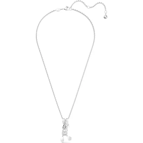 Disney Damenanhänger, Donald Duck, Weiß, Rhodium plattiert, 5668776 - Swarovski - Modalova