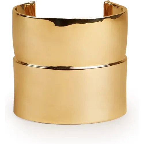 Goldenes Doppelband Armband - Liviana Conti - Modalova