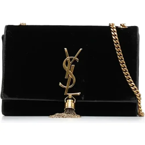 Pre-owned Samt schultertasche - Yves Saint Laurent Vintage - Modalova