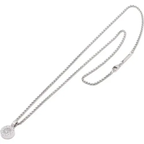 Pre-owned White Gold necklaces , female, Sizes: ONE SIZE - Chopard Pre-owned - Modalova