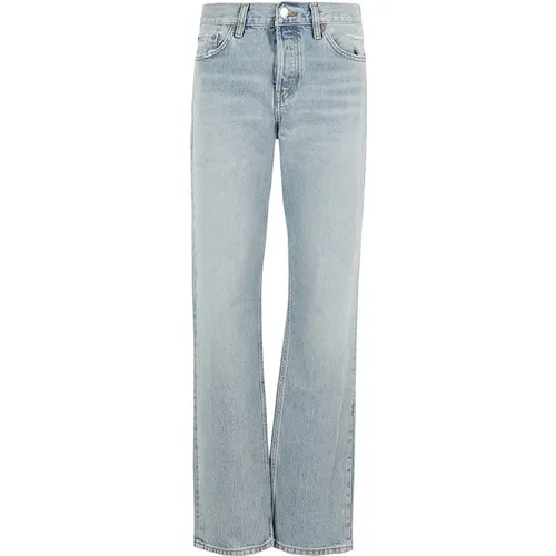 Einfache Gerades Jeans , Damen, Größe: W27 - Re/Done - Modalova