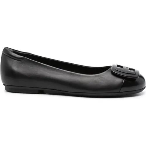 Flat Shoes , female, Sizes: 5 1/2 UK, 6 1/2 UK - Hogan - Modalova