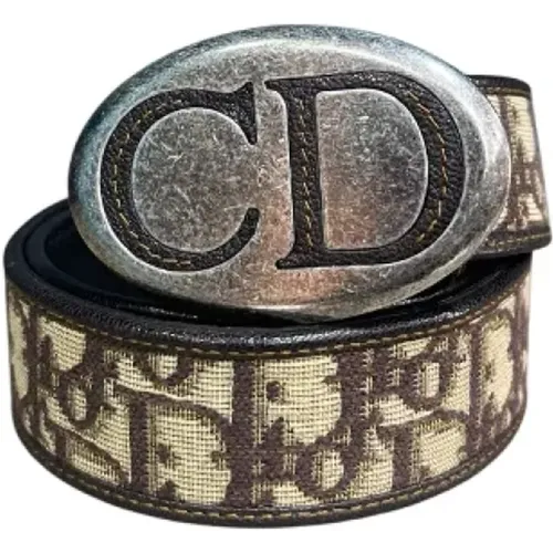 Pre-owned Canvas belts , female, Sizes: ONE SIZE - Dior Vintage - Modalova